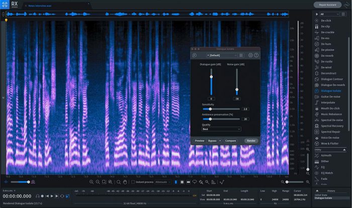 izotope-rx9adv Best smart Mixing and Mastering Plugins