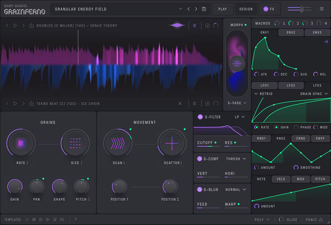 Baby Audio Grainferno Granular Synthesizer