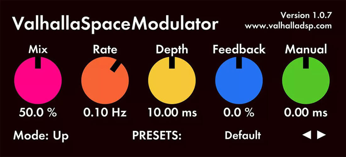 Valhalla Space Modulator plugin best free flanger vst