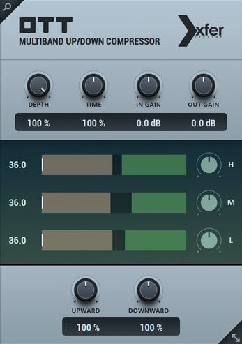 xfer records OTT best free multiband compressor