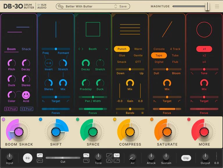 XLN Audio DB-30 Drum Butter multi fx plugin