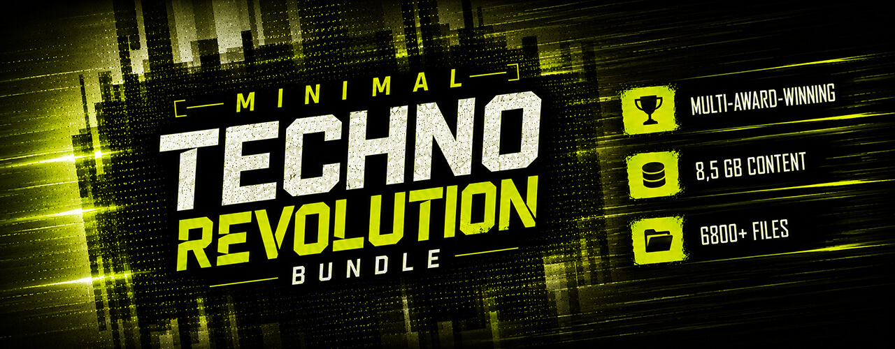 SOR Minimal Techno Revolution Bundle 1280 Minimal Techno Samples by Sounds of Revolution
